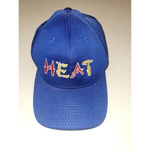 Miami HEAT Richardson Strapback Adjustable Blue Cap Hat EUC